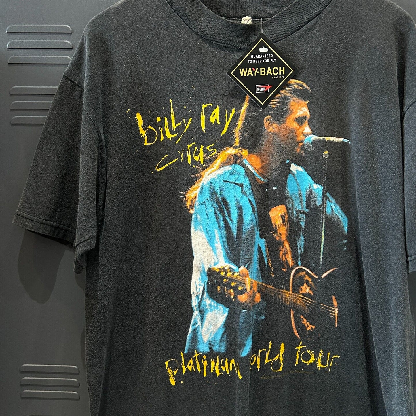 VINTAGE 1993 | Billy Ray Cyrus Platinum World Tour Band T-Shirt sz L Adult