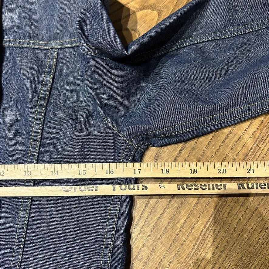 VINTAGE 90s | Helmut Lang Denim Trucker Jean Jacket sz 38 S