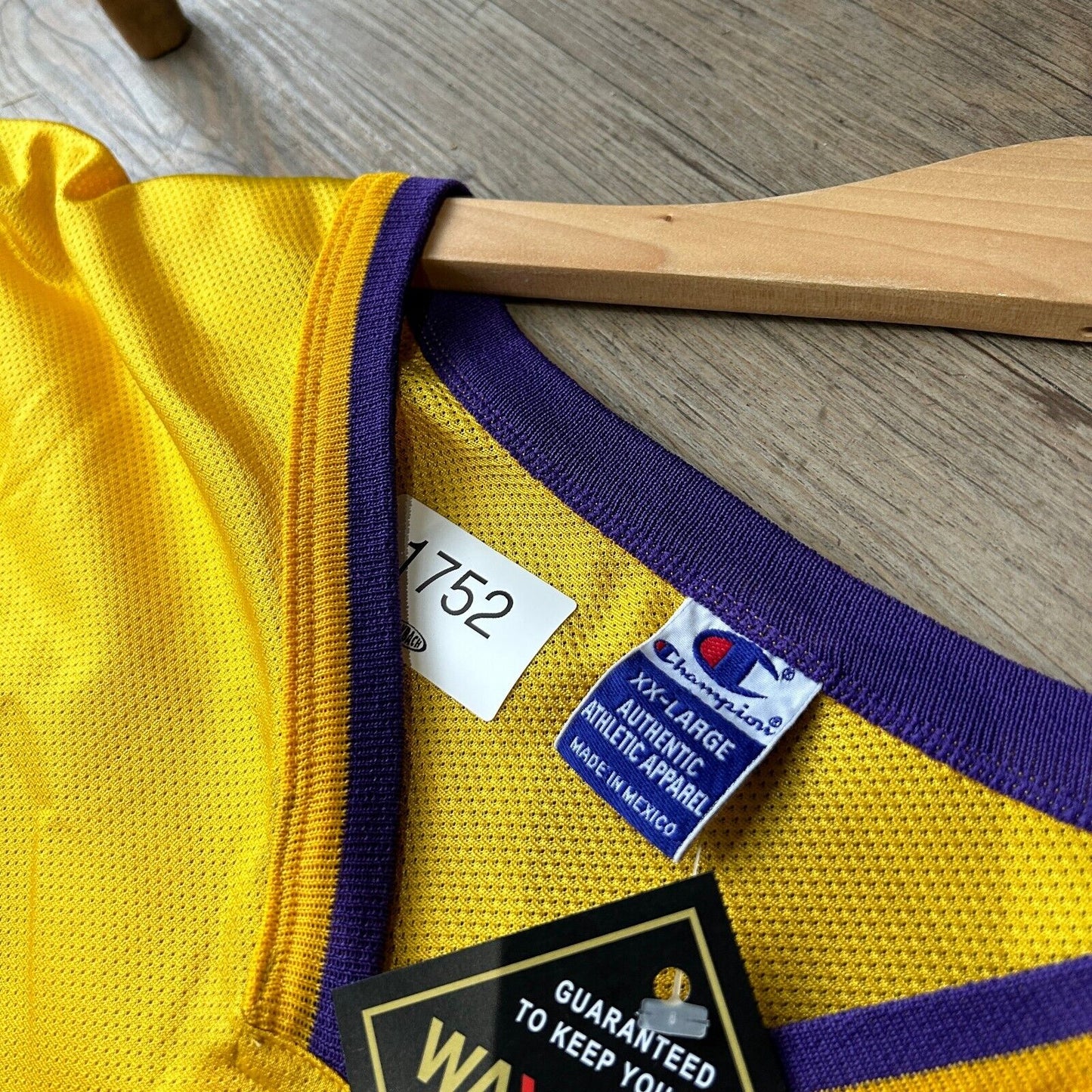 VINTAGE | LA LAKERS #8 KOBE Bryant Champion Basketball Jersey sz 52 XXL Adult