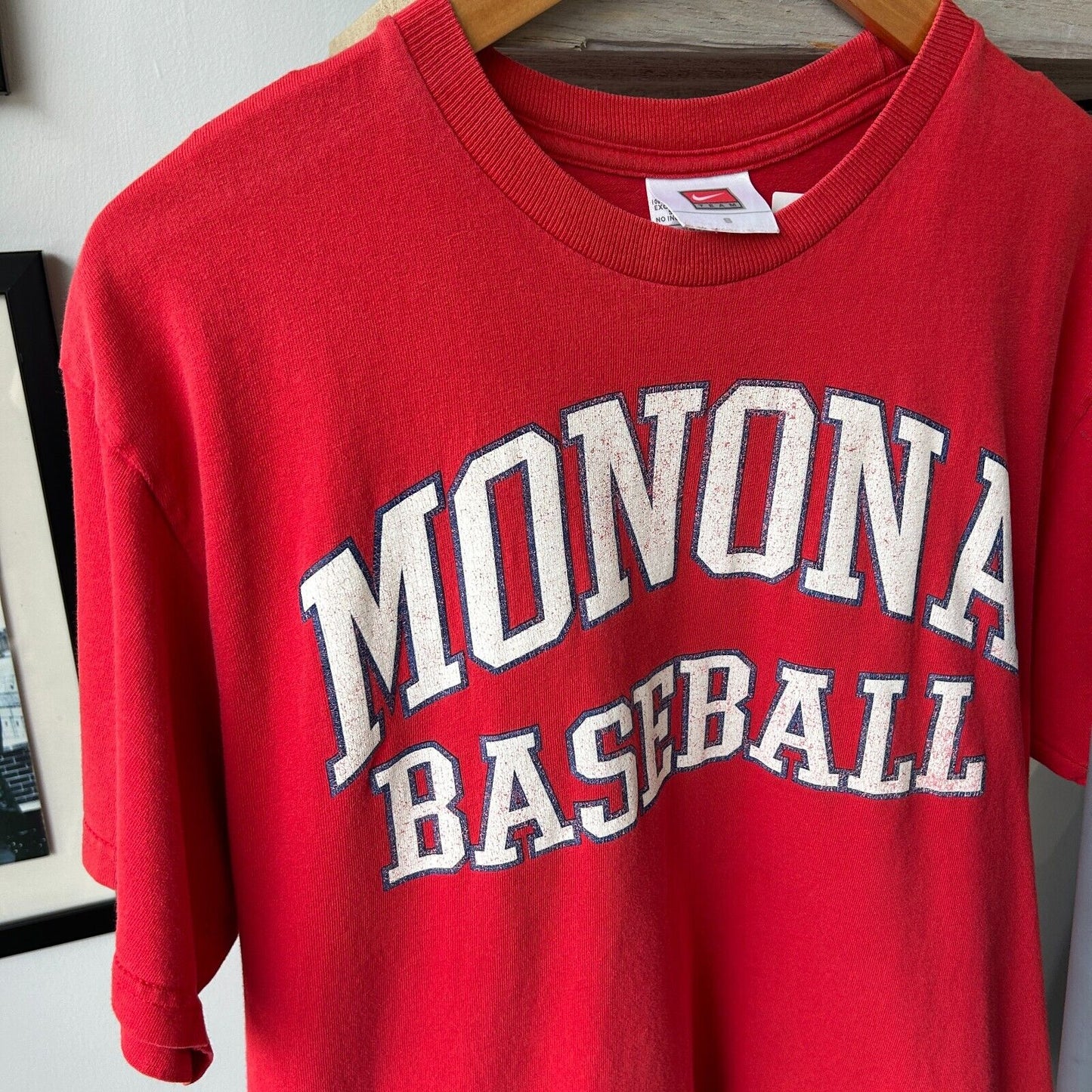 VINTAGE | Monona Baseball NIKE Team T-Shirt sz S Adult