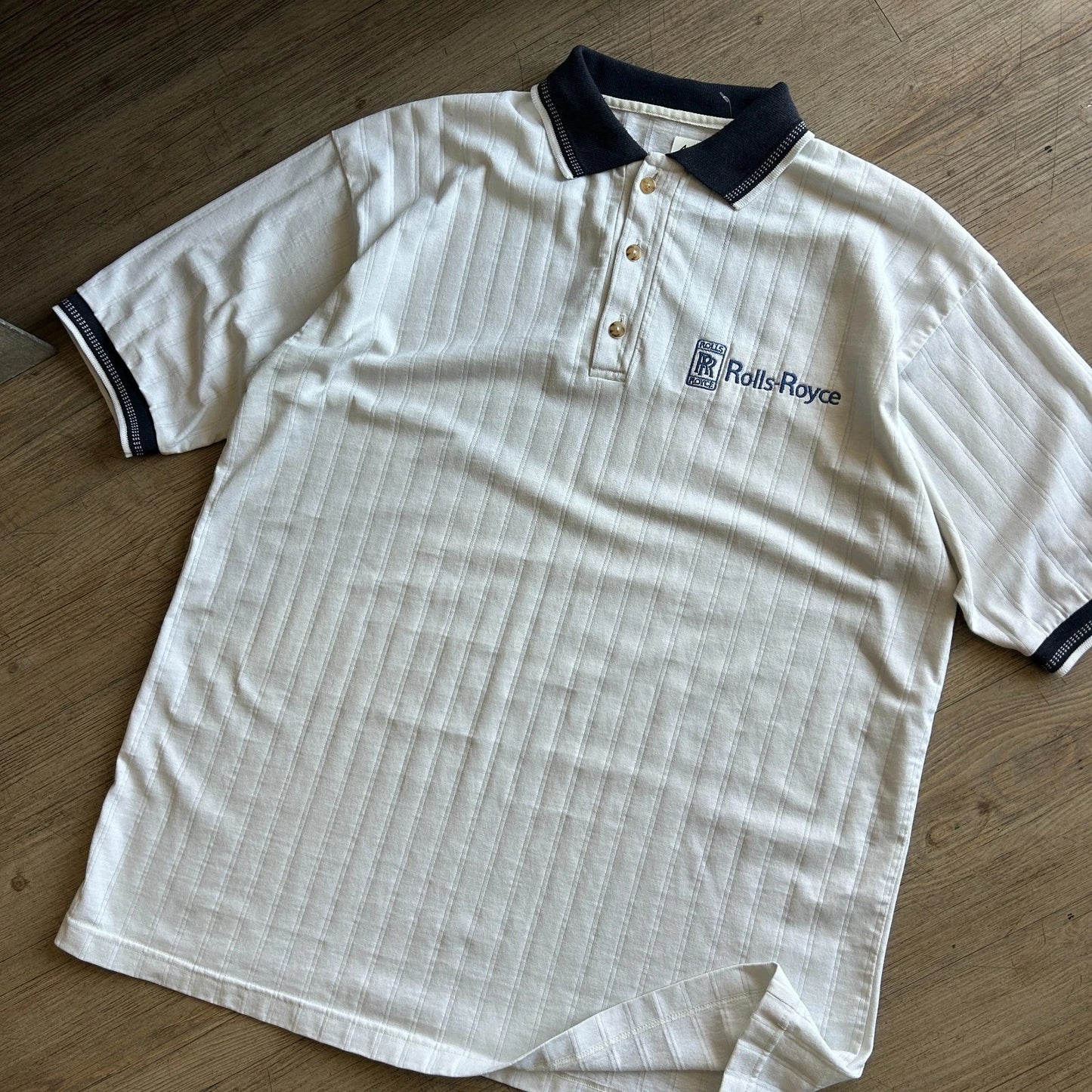 1990s | Rolls-Royce Vintage Golf Polo Shirt sz L/XL