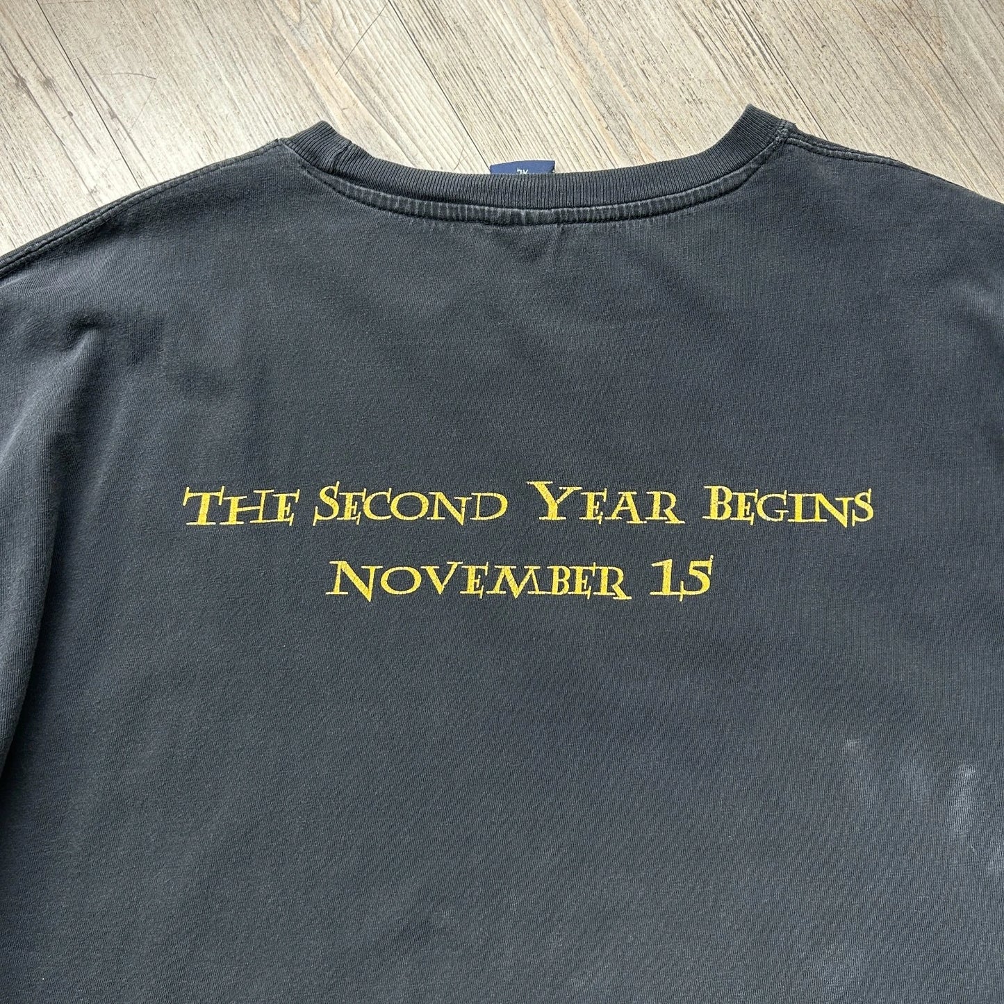 VINTAGE 2002 | Harry Potter & The Chamber Of Secrets Movie Promo T-Shirt sz XL