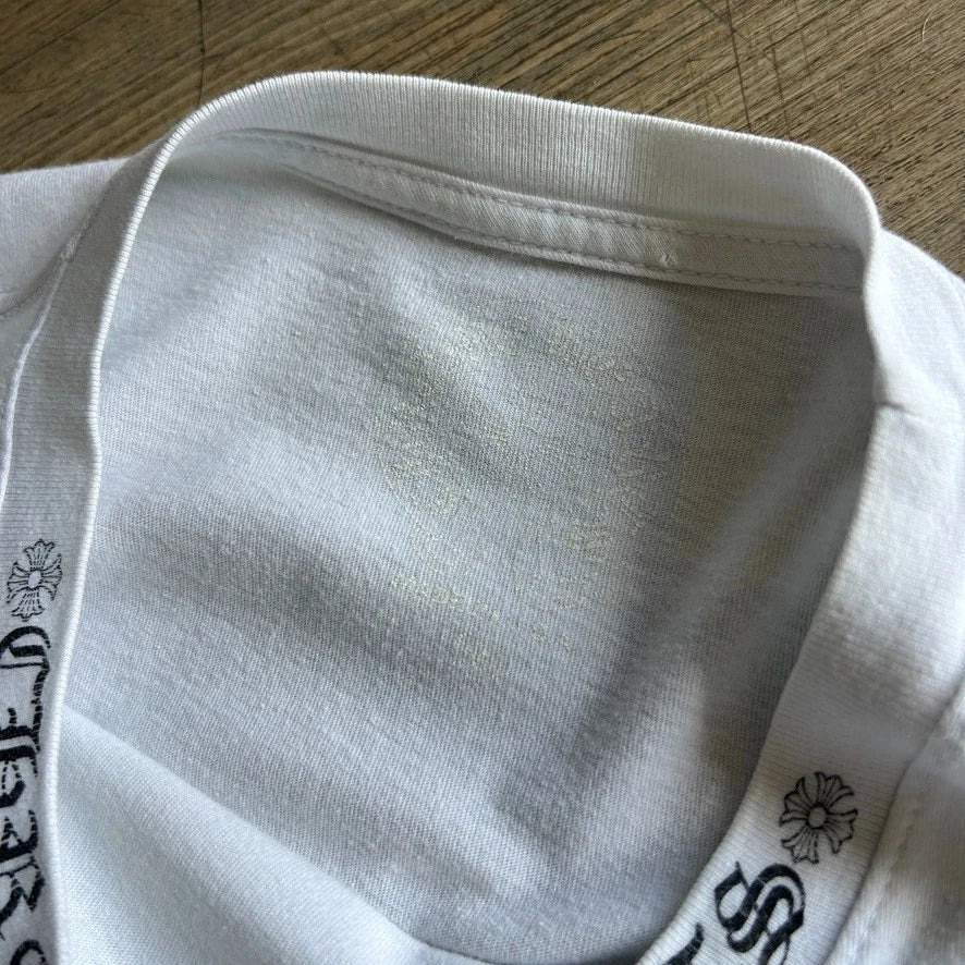 CHROME HEARTS | Script Logo Long Sleeve T-Shirt sz M