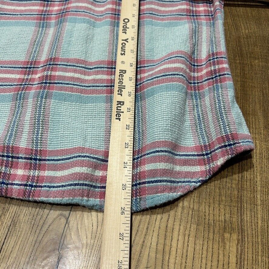 VINTAGE | Salt Valley Plaid Flannel Button Down Shirt sz S
