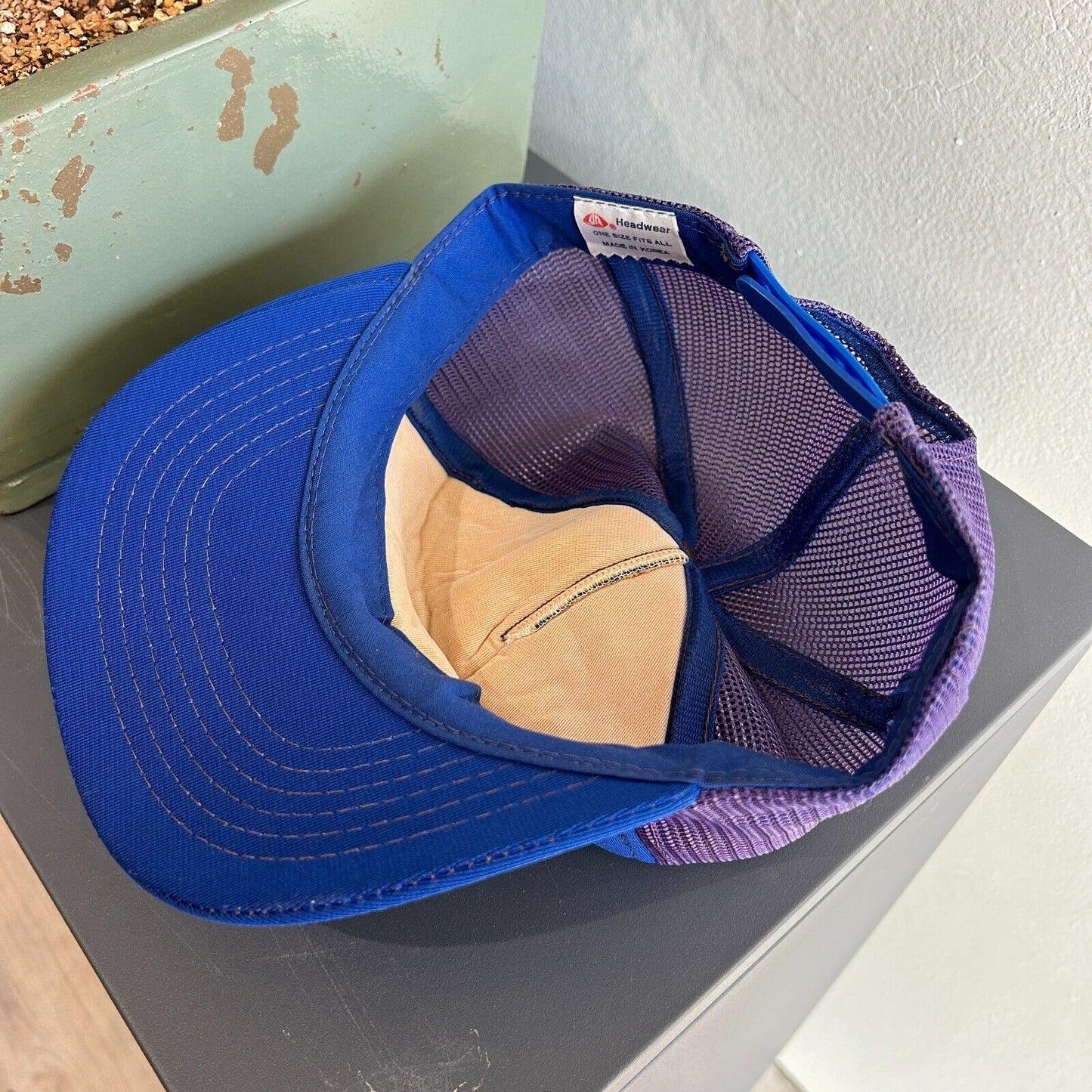 VINTAGE 80s | Motorola Trucker Mesh Back Snapback HAT sz OS