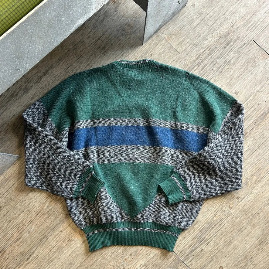 Gianni VERSACE 1980s | Vintage Wool Knit Sweater sz 48 L
