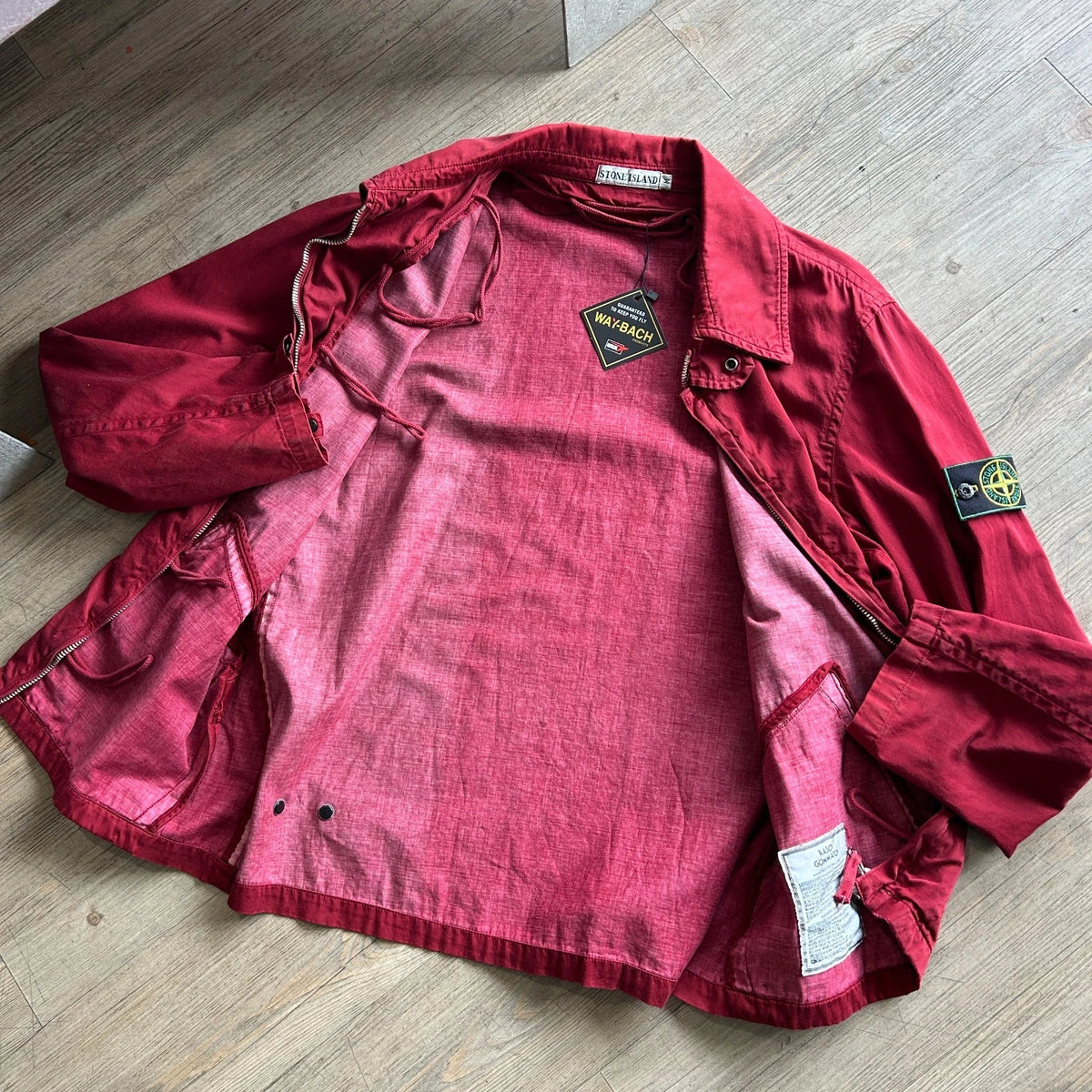 90s STONE ISLAND | Raso Gommato Light Jacket sz M