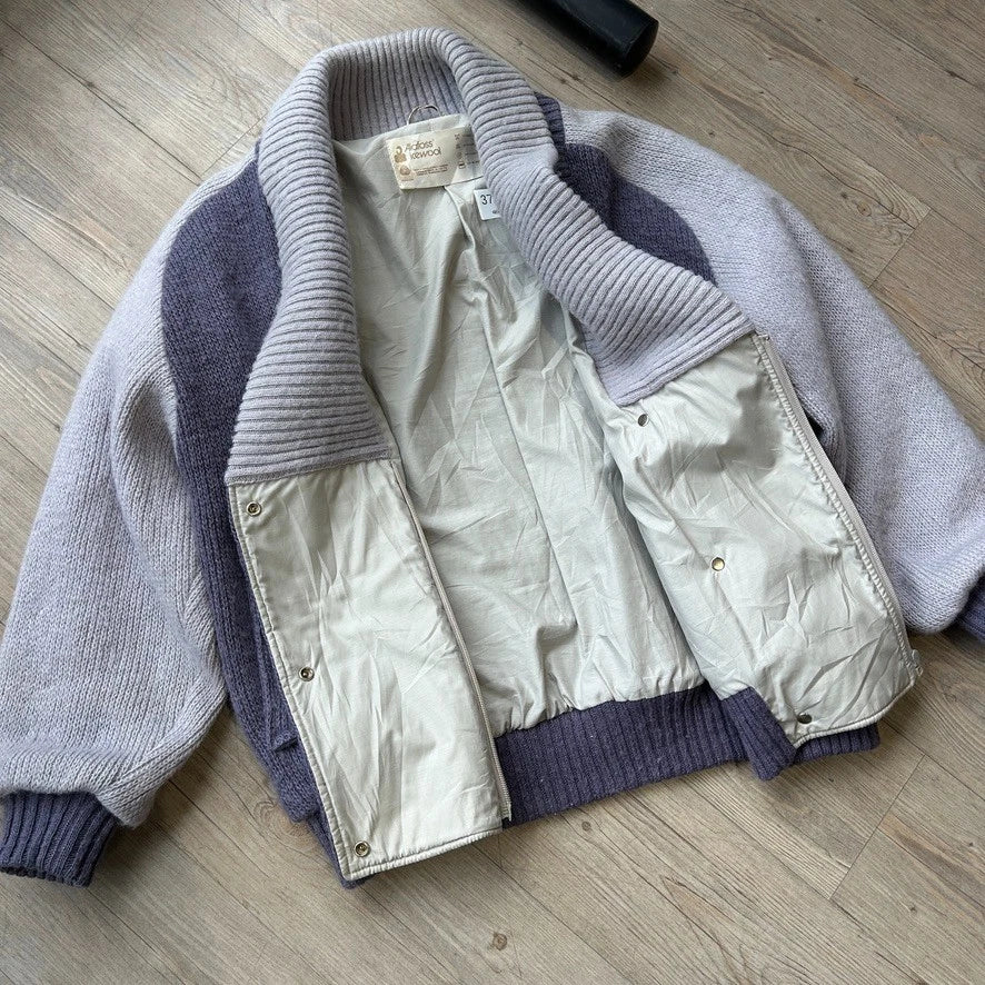 VINTAGE | Alafoss Icewool Nordic Cardigan Knit Sweater Jacket sz S/M