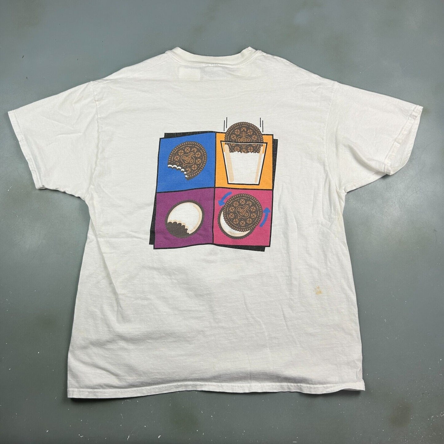 VINTAGE 90s | How Do You Eat An OREA Cookie T-Shirt sz XL Adult