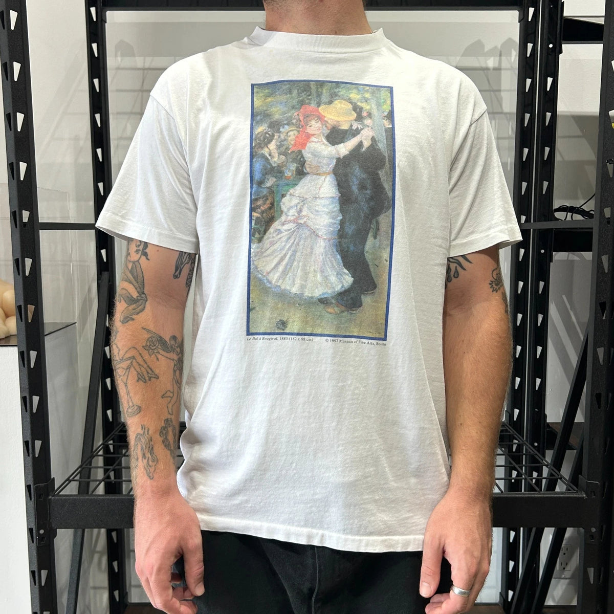VINTAGE 1997 | Renoir's Portraits Le Bal A Bougival Art Institute T-Shirt sz L