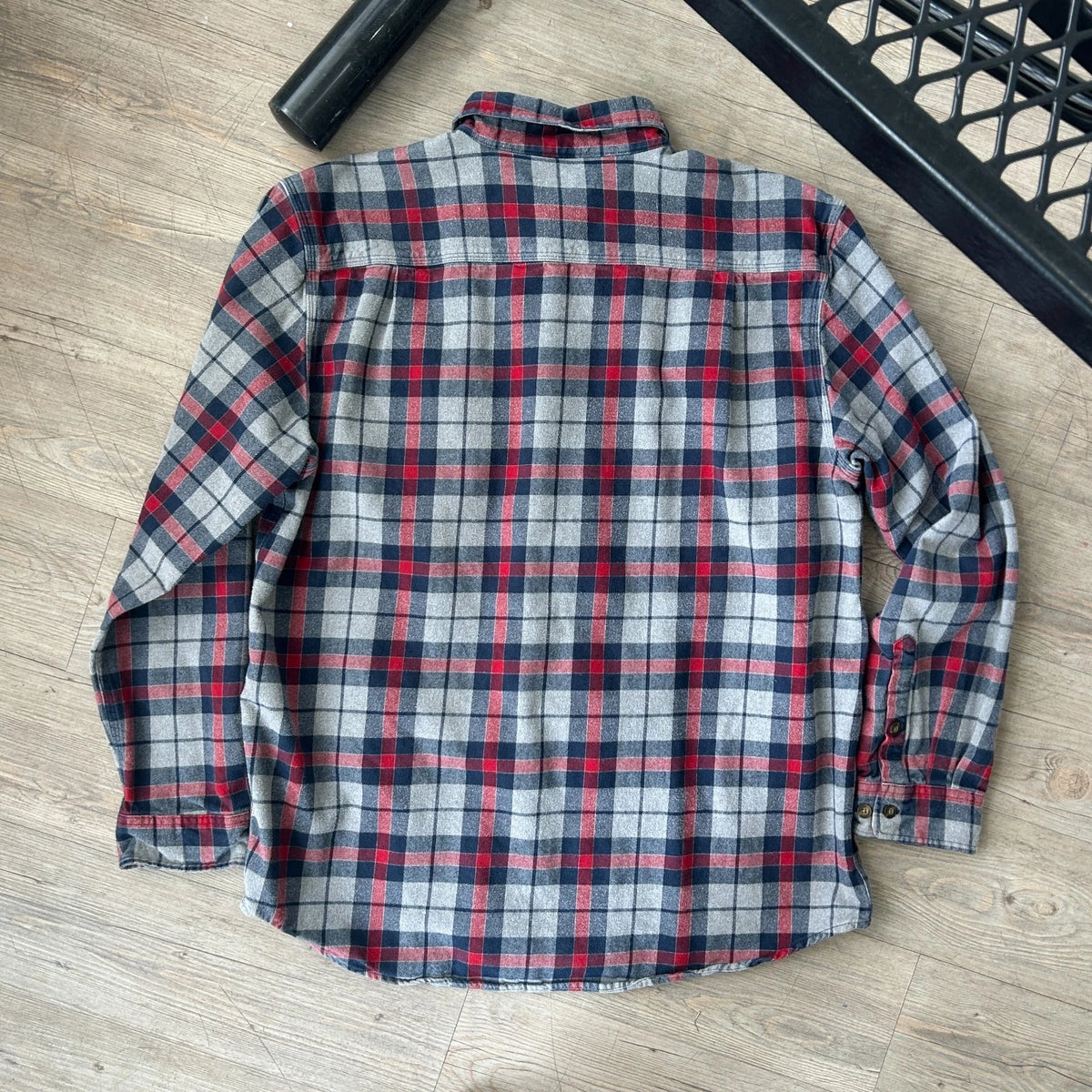 VINTAGE | Carhartt Plaid Flannel Button Down Shirt sz L/XL