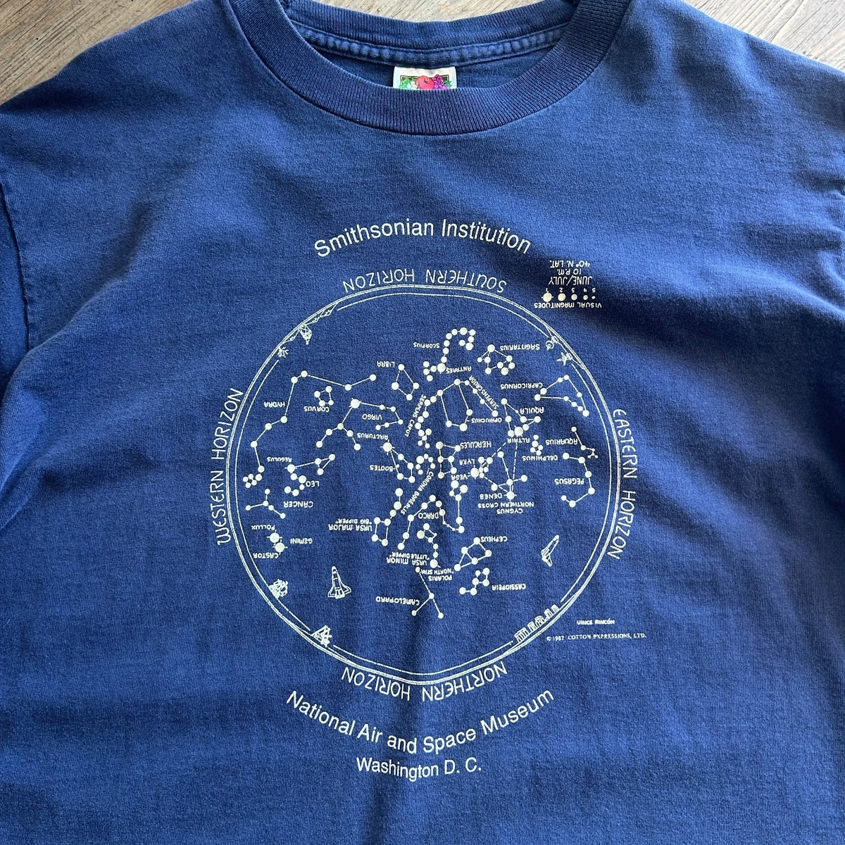 VINTAGE 1987 | Smithsonian Institution National Air & Space Museum T-Shirt sz L