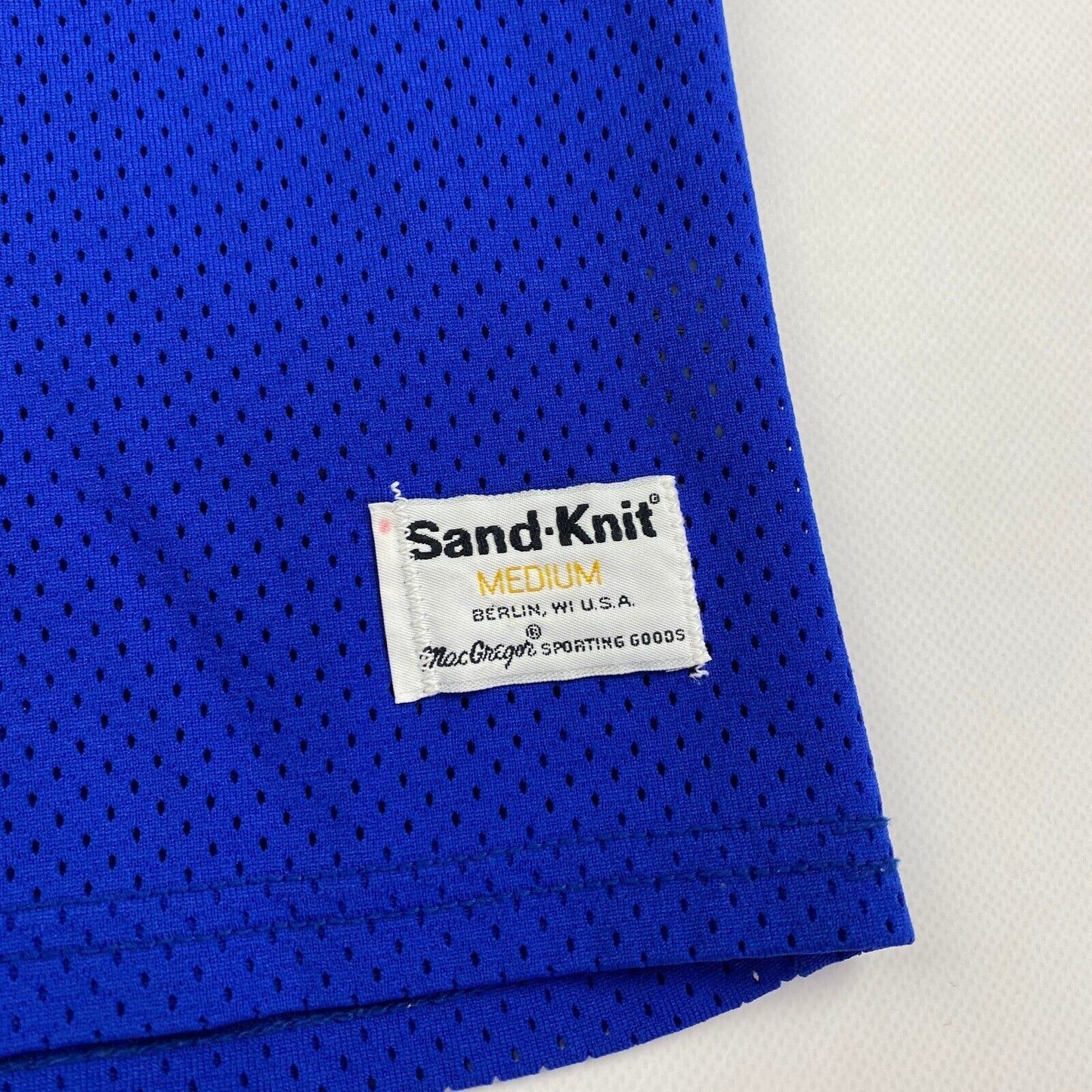 VINTAGE 90s Sand Knit #20 Football Jersey Shirt sz Medium Men