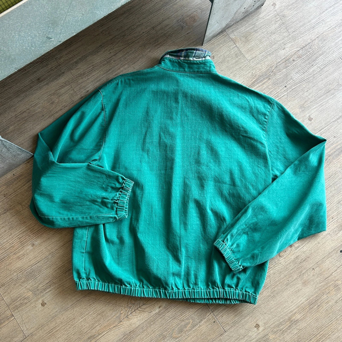 1990s | Polo by Ralph Lauren Teal Green Vintage Harrington Jacket sz M