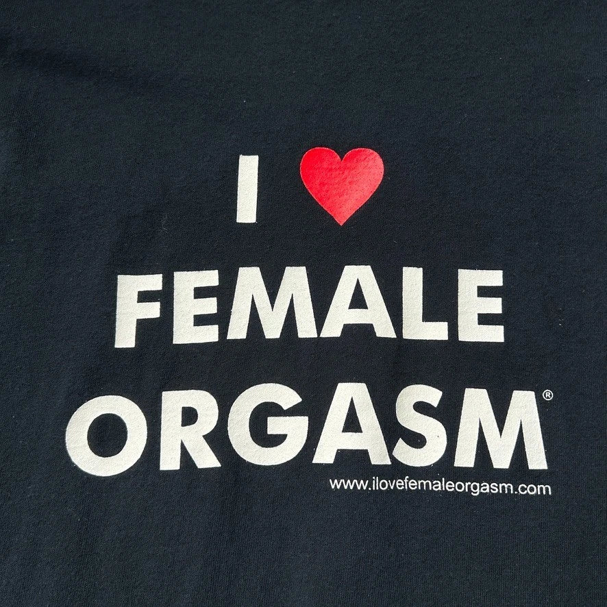 VINTAGE | I Love Female Orgasm T-Shirt sz L