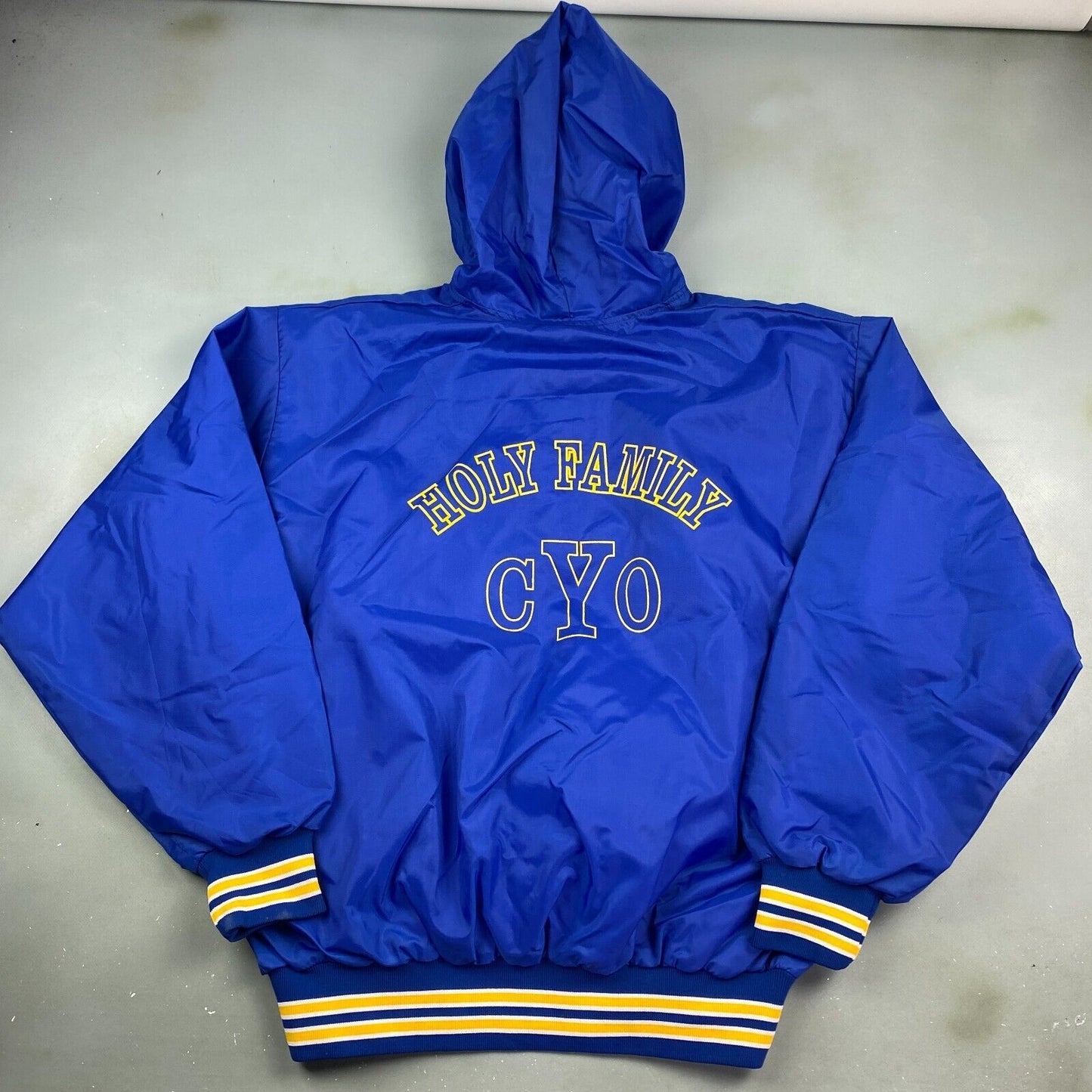 VINTAGE 90s Holy Cross 1/4 Zip Game Sportswear Windbreaker Jacket sz XXL Men