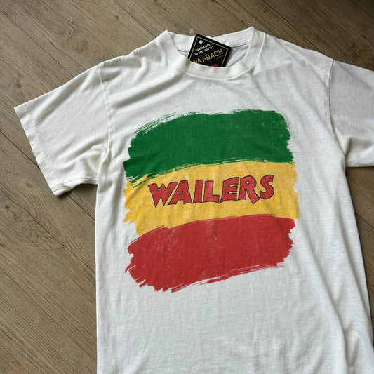 VINTAGE 1988 | Wailers Identity International Tour Paper Thin T-Shirt sz L