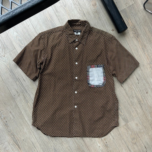 2009 Comme Des Garcons Homme Plus | Polka Dot Button Down Shirt sz S