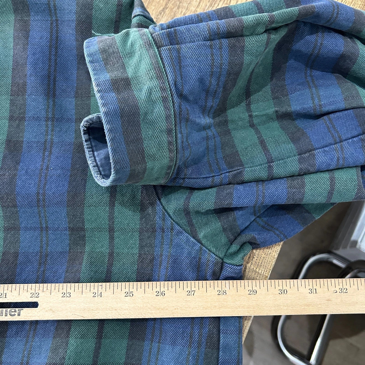 POLO by Ralph Lauren | 1990s Black Watch Plaid Harrington Jacket sz XL