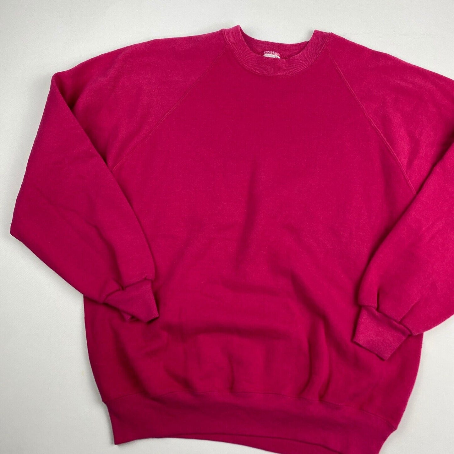 VINTAGE 90s BLANK PINK Jerzees Crewneck Sweater sz XL Mens