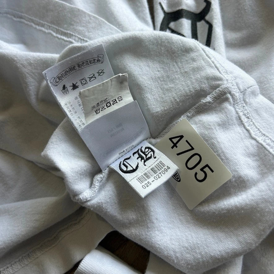 CHROME HEARTS | Script Logo Long Sleeve T-Shirt sz M