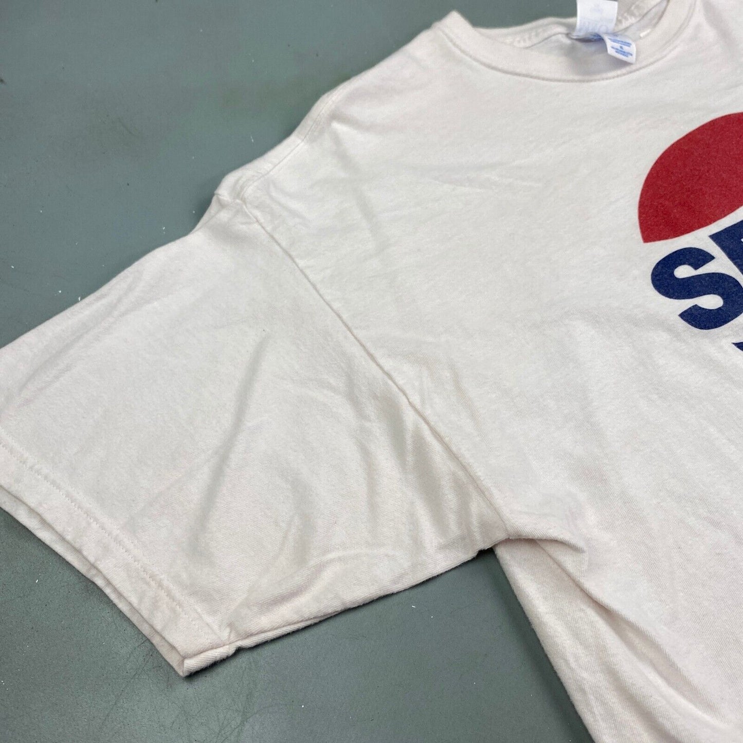 VINTAGE SEXSI Big Logo White T-Shirt sz Large Adult