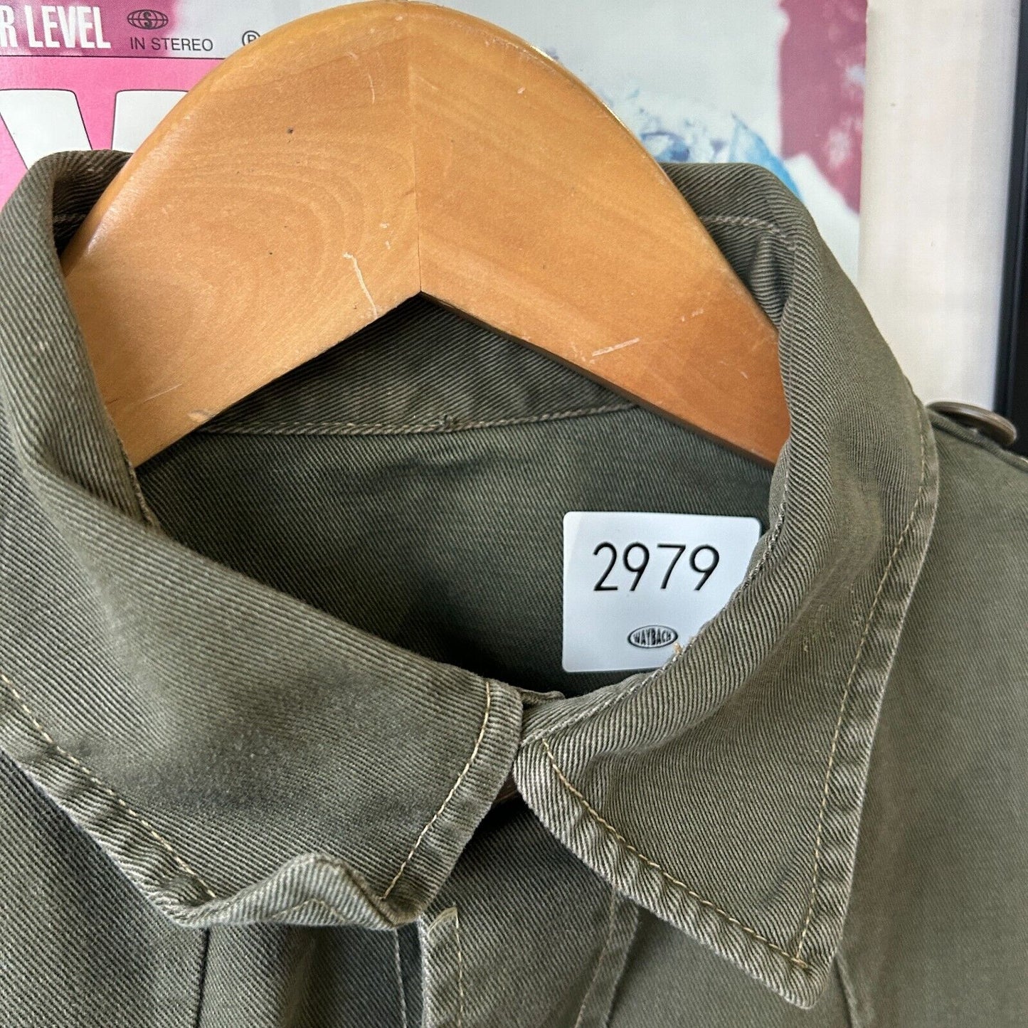 VINTAGE | Military Army Fatigue Combat Button Down Shirt Jacket sz L