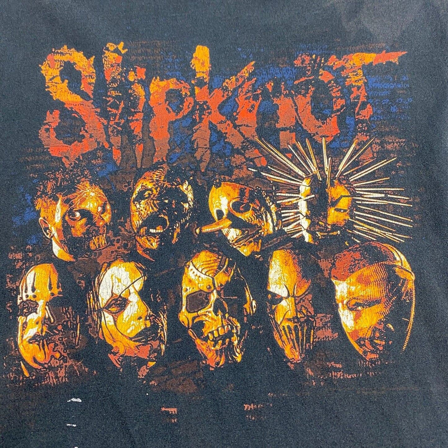 VINTAGE Slipknot Big Graphic Band Sleeveless T-Shirt sz Medium Men