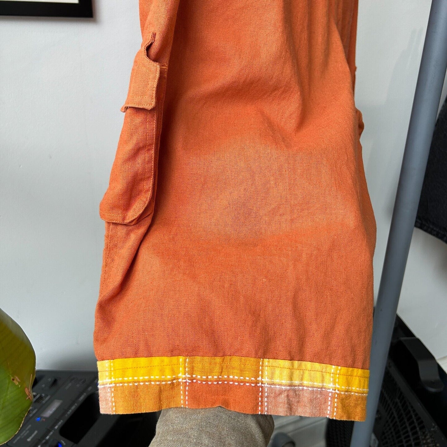 VINTAGE 90s | Platinum Hip Hop History Linen Baggy Shorts sz W36-40 XXL