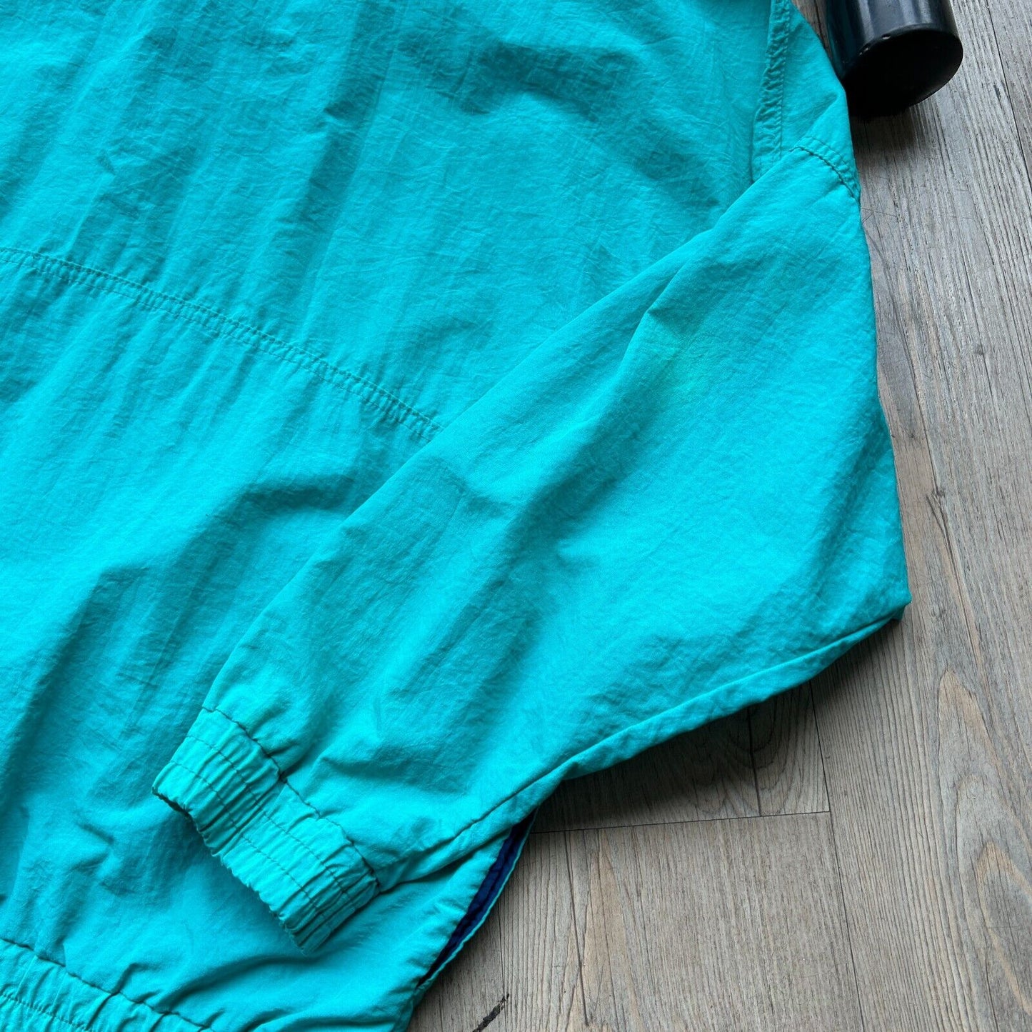 VINTAGE 90s | Paris Sport Club 1/4 Zip Windbreaker Jacket sz M