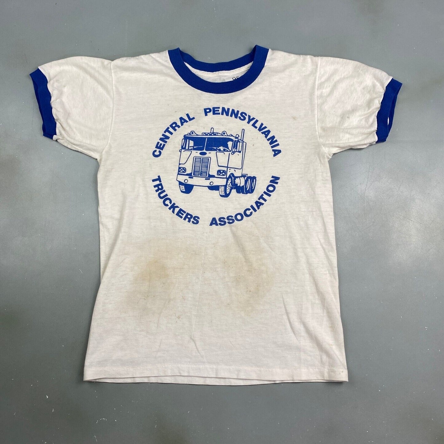 VINTAGE 70s/80s Pennsylvania Truckers Association T-Shirt sz Small Men Adult