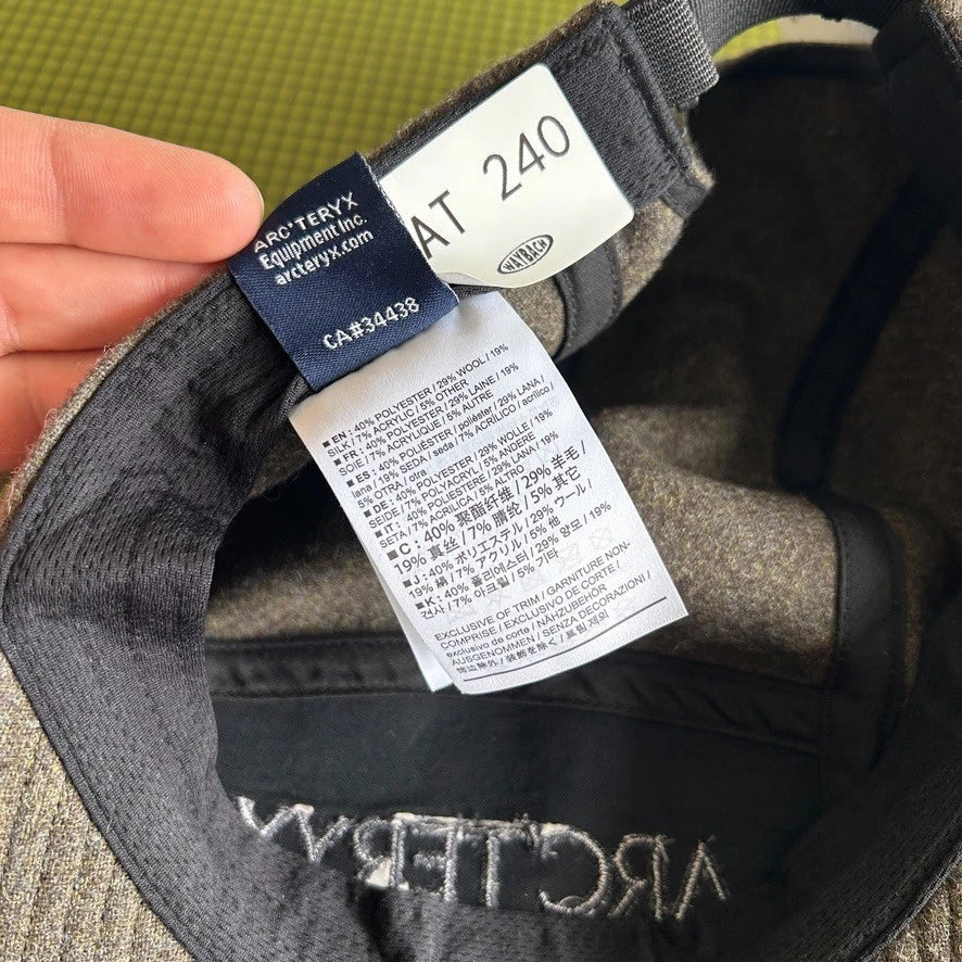 VINTAGE | Arc'teryx Wool Blend 5 Panel Cap Hat sz OS