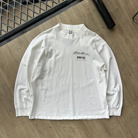 VINTAGE 90s | Gore-Tex x Eddie Bauer Robert Creeley Long Sleeve Shirt XL