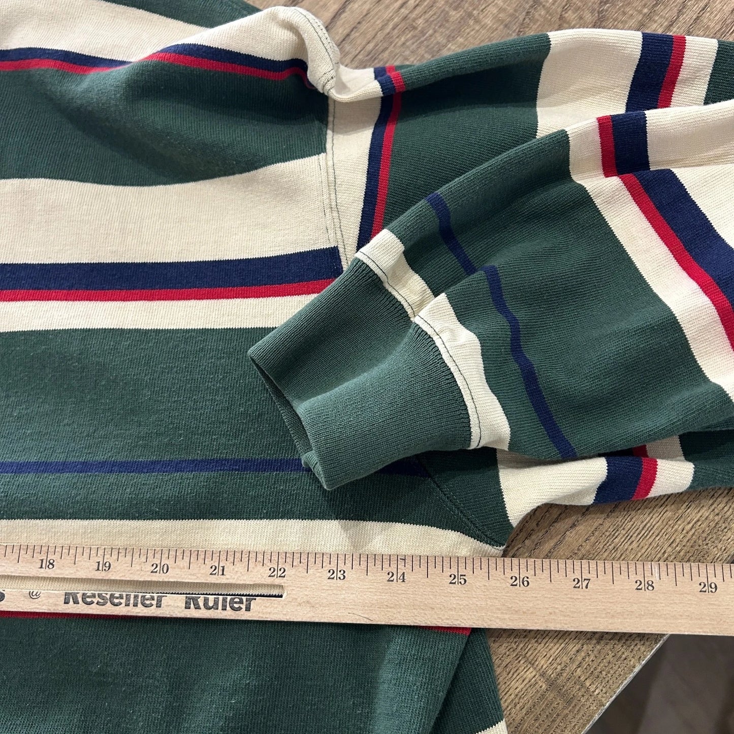 VINTAGE | Polo by Ralph Lauren Striped Sm Pony Rugby Shirt sz XL