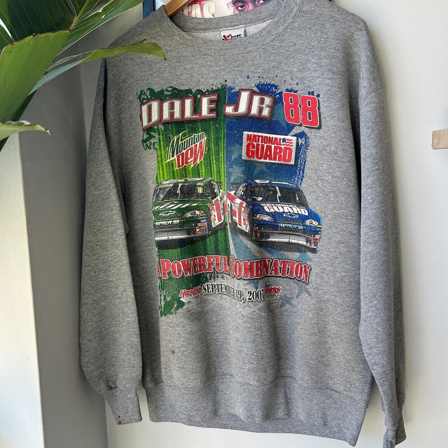 VINTAGE | Dale Jr Earnhardt Racing #88 Nascar Crewneck Sweater sz M/L Adult