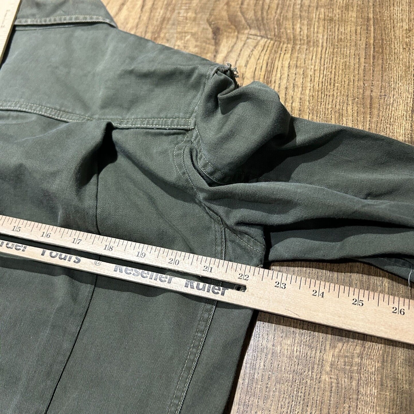 VINTAGE | Military Army Fatigue Combat Button Down Shirt Jacket sz L