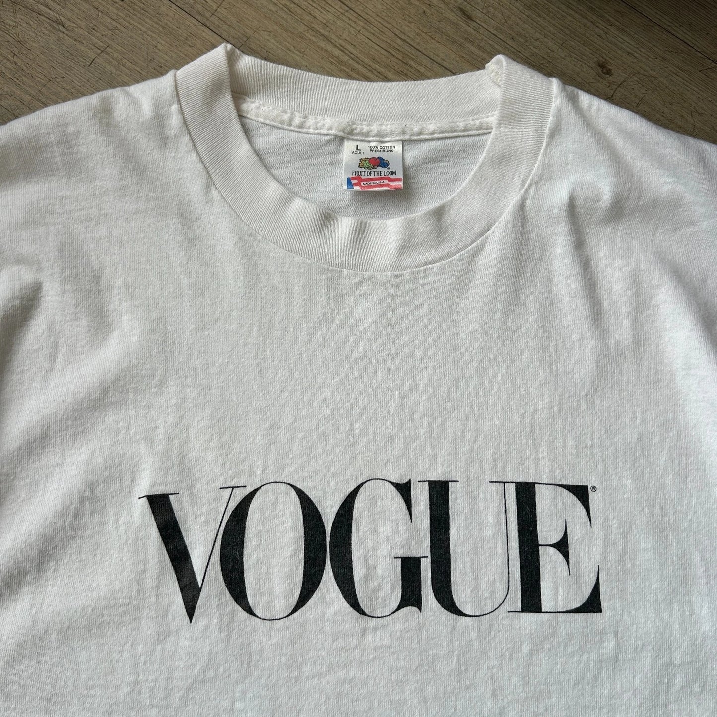 VINTAGE 90s | Vogue Magazine Promo T-Shirt sz L