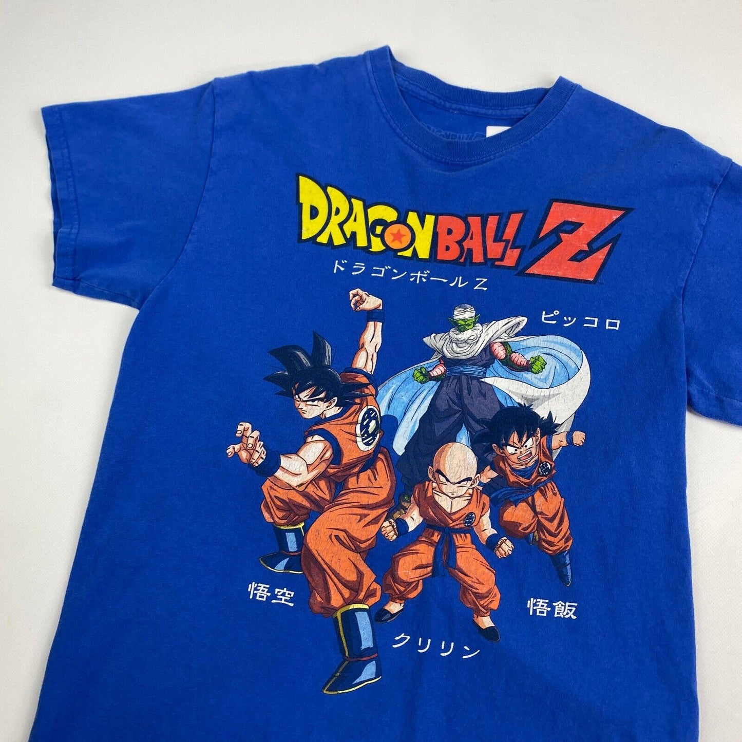 Dragon Ball Z Big Graphic Blue T-Shirt sz Medium Men
