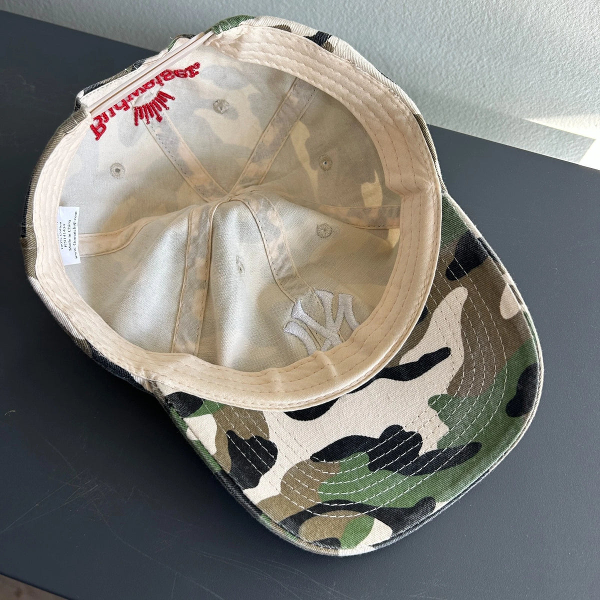 VINTAGE | NY Yankees Bape Camo Snapback Hat sz OS