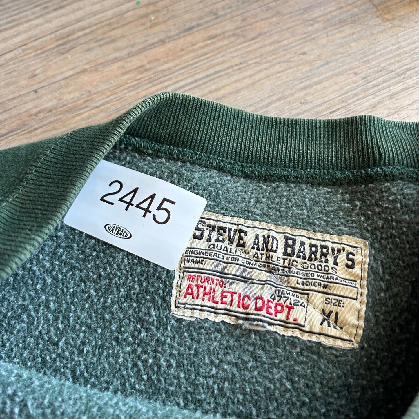 VINTAGE 90s | Eastern Heavyweight Green Crew Sweater sz XL