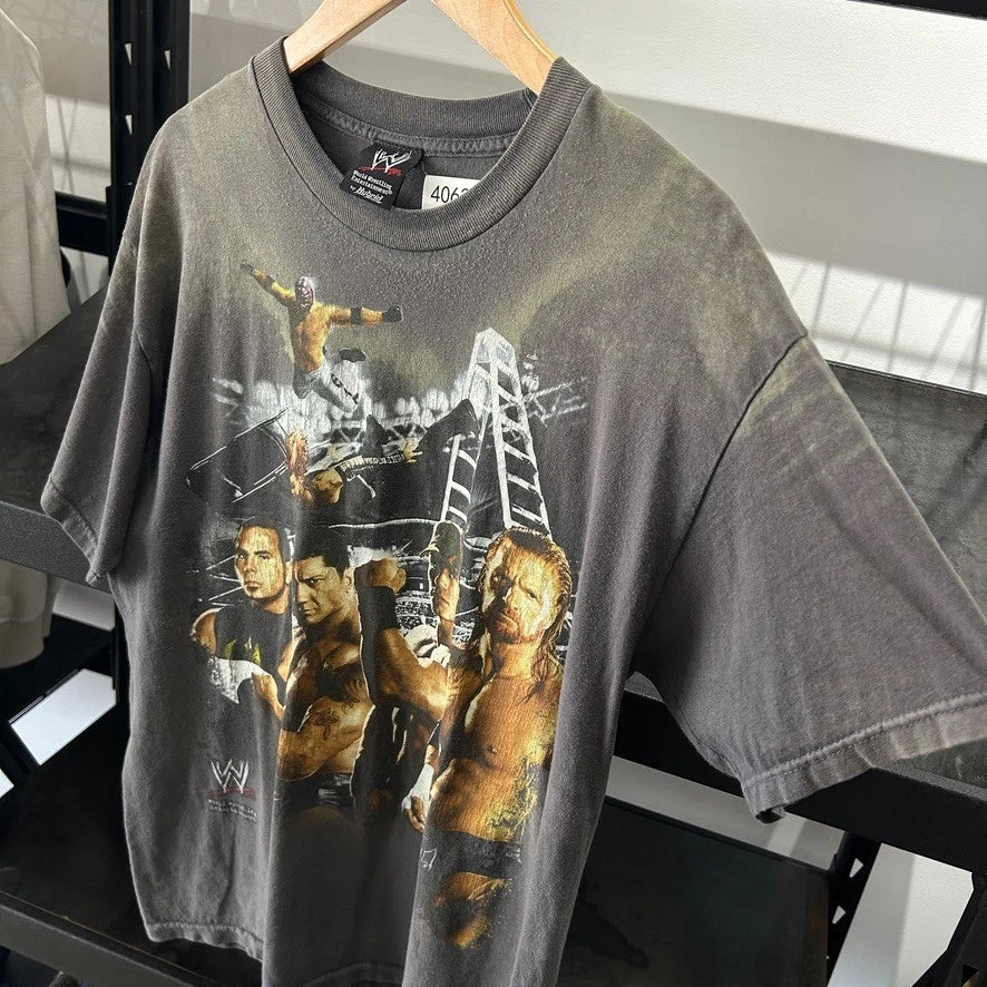 VINTAGE Y2k | World Wrestling Entertainment WWE Faded T-Shirt sz L