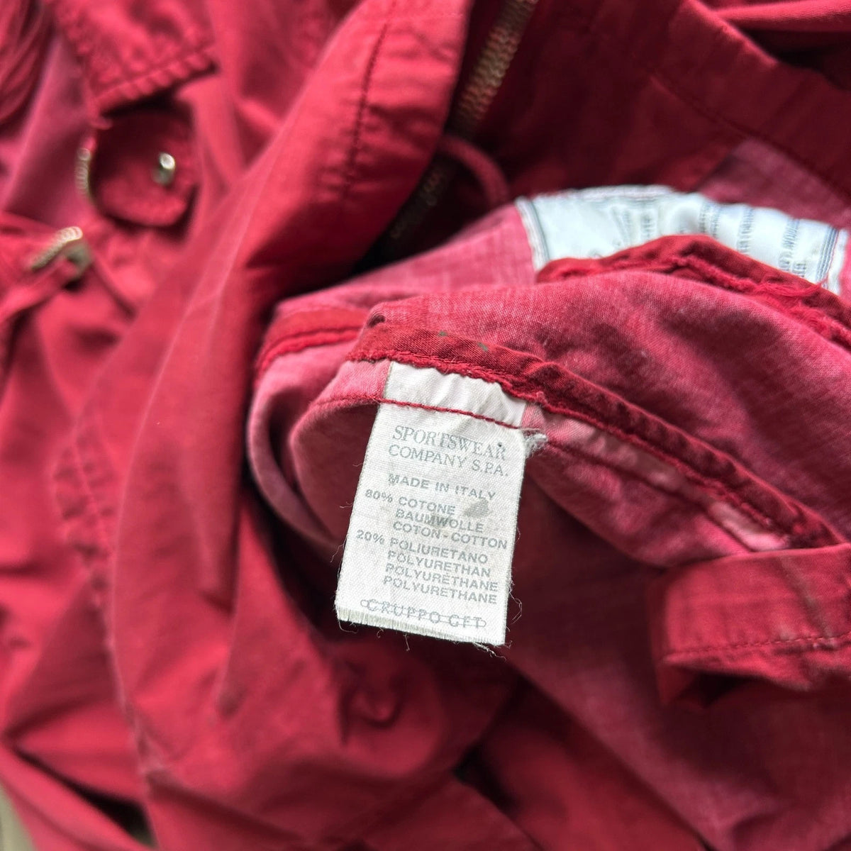 90s STONE ISLAND | Raso Gommato Light Jacket sz M