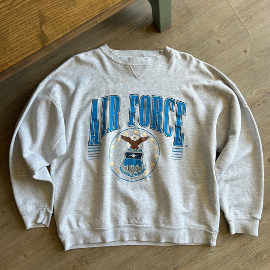 VINTAGE 90s | U.S Air Force Academy Crew Sweater sz XL