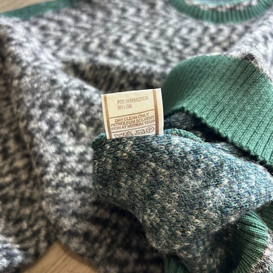 Gianni VERSACE 1980s | Vintage Wool Knit Sweater sz 48 L