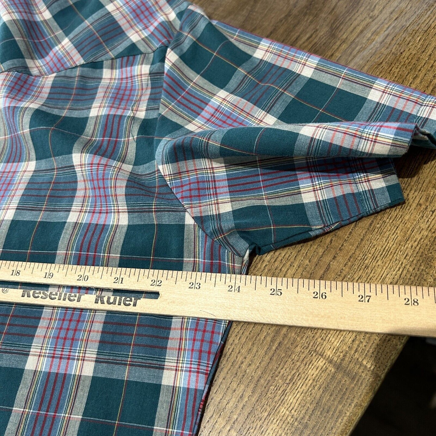 VINTAGE 90s | Wrangler Short Sleeve Button Snap Shirt sz L
