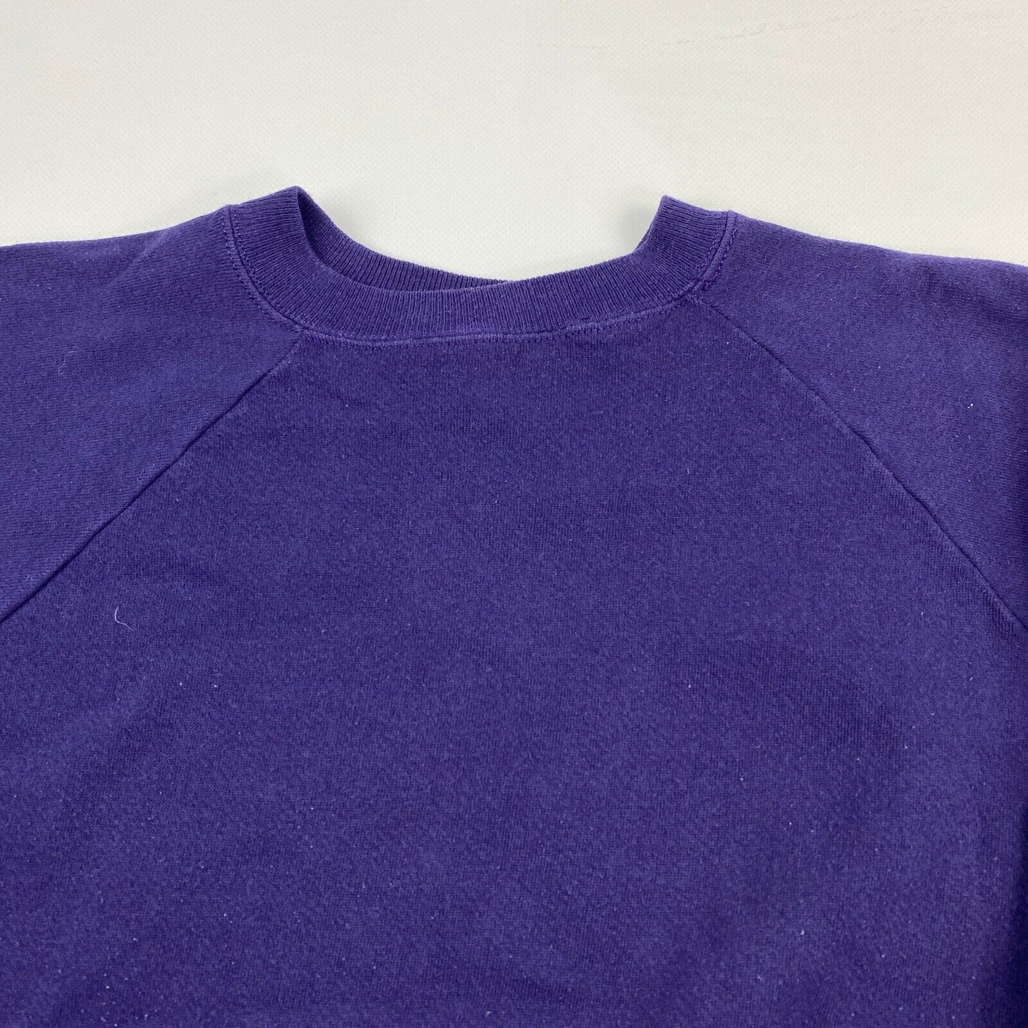 VINTAGE 90s Hanes Blank Purple Crewneck Sweater sz XL Womens