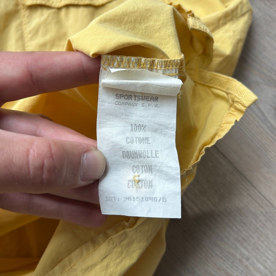 1997 S/S Stone Island | Cotton Short Sleeve Button Down Shirt sz L