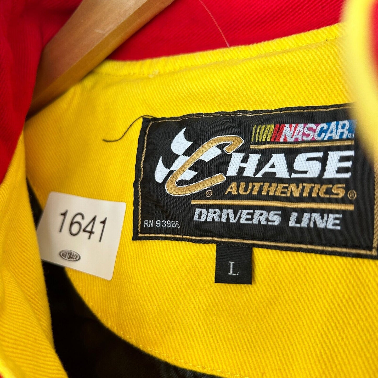 VINTAGE | NASCAR PENNZOIL Sponsors Chase Racing Bomber Jacket sz L Adult