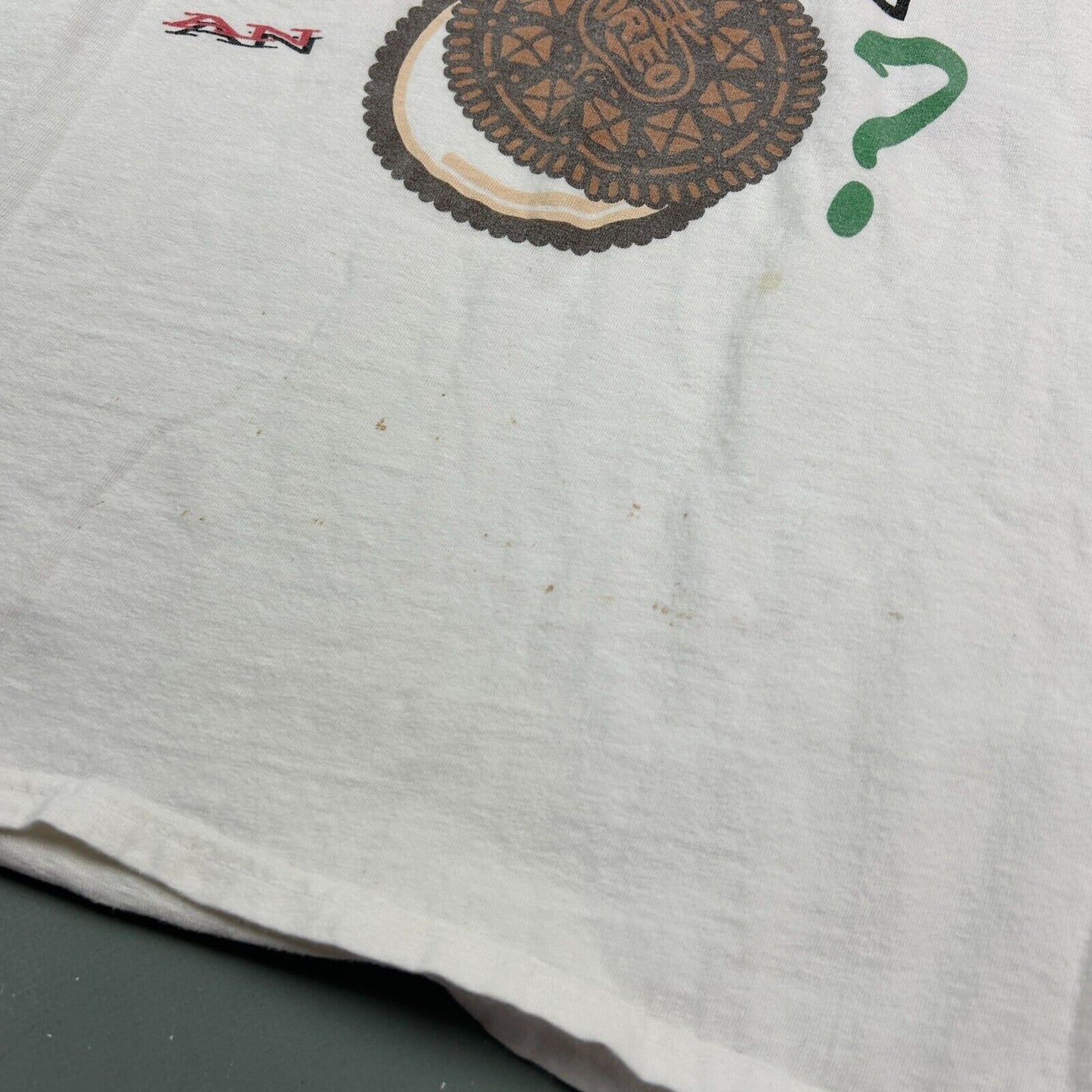 VINTAGE 90s | How Do You Eat An OREA Cookie T-Shirt sz XL Adult