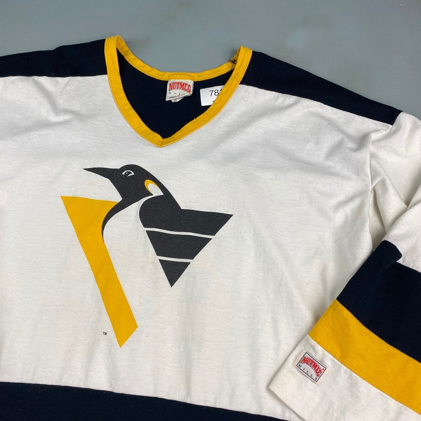 VINTAGE 90s NHL Pittsburgh Penguins #66 Lemieux Jersey T-Shirt sz XL Men